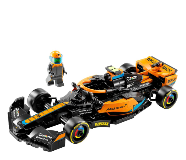 LEGO Speed Champions 76919 Samochód wyścigowy McLaren F1 2023 - 1220615 - zdjęcie 3